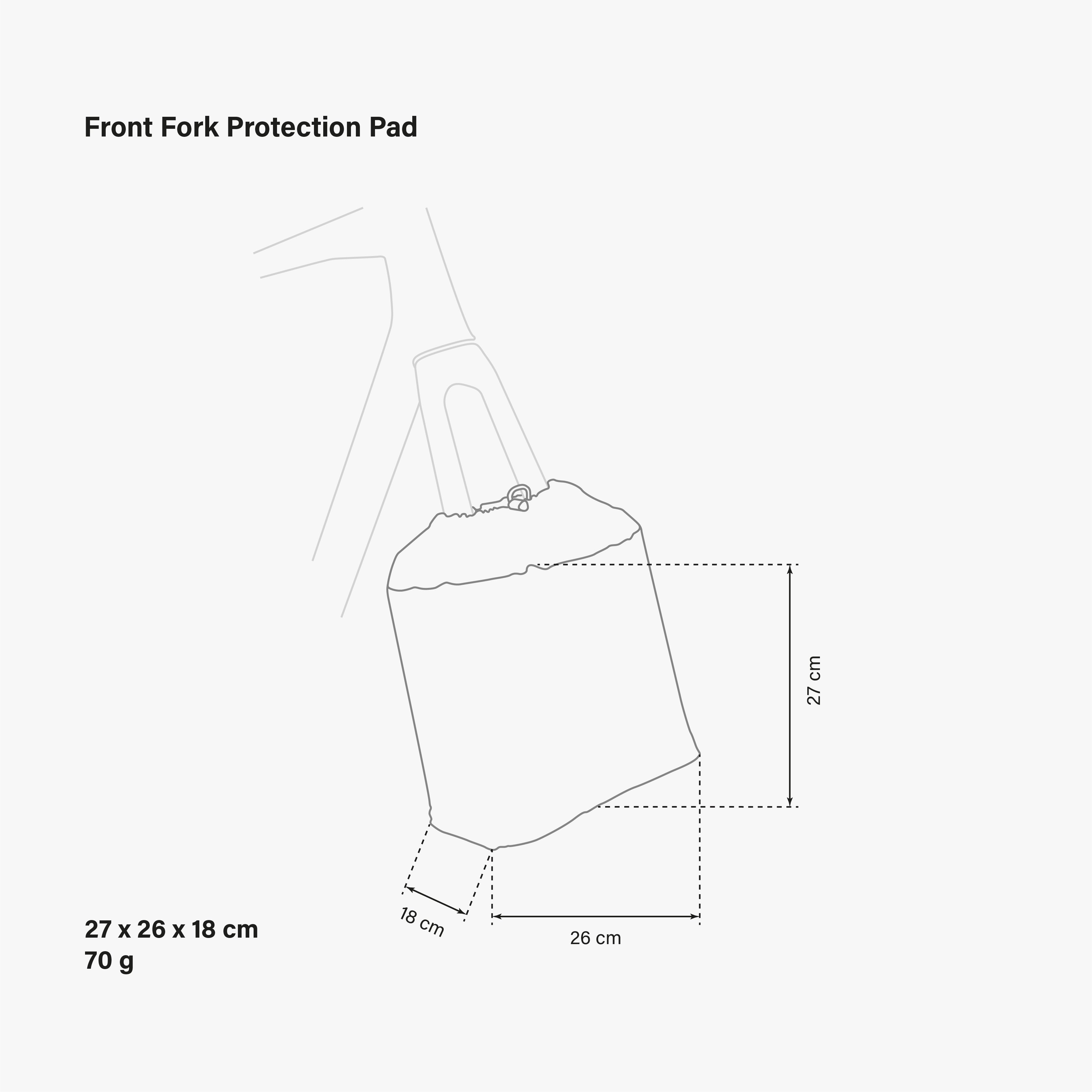 FRONT FORK PROTECTION PAD