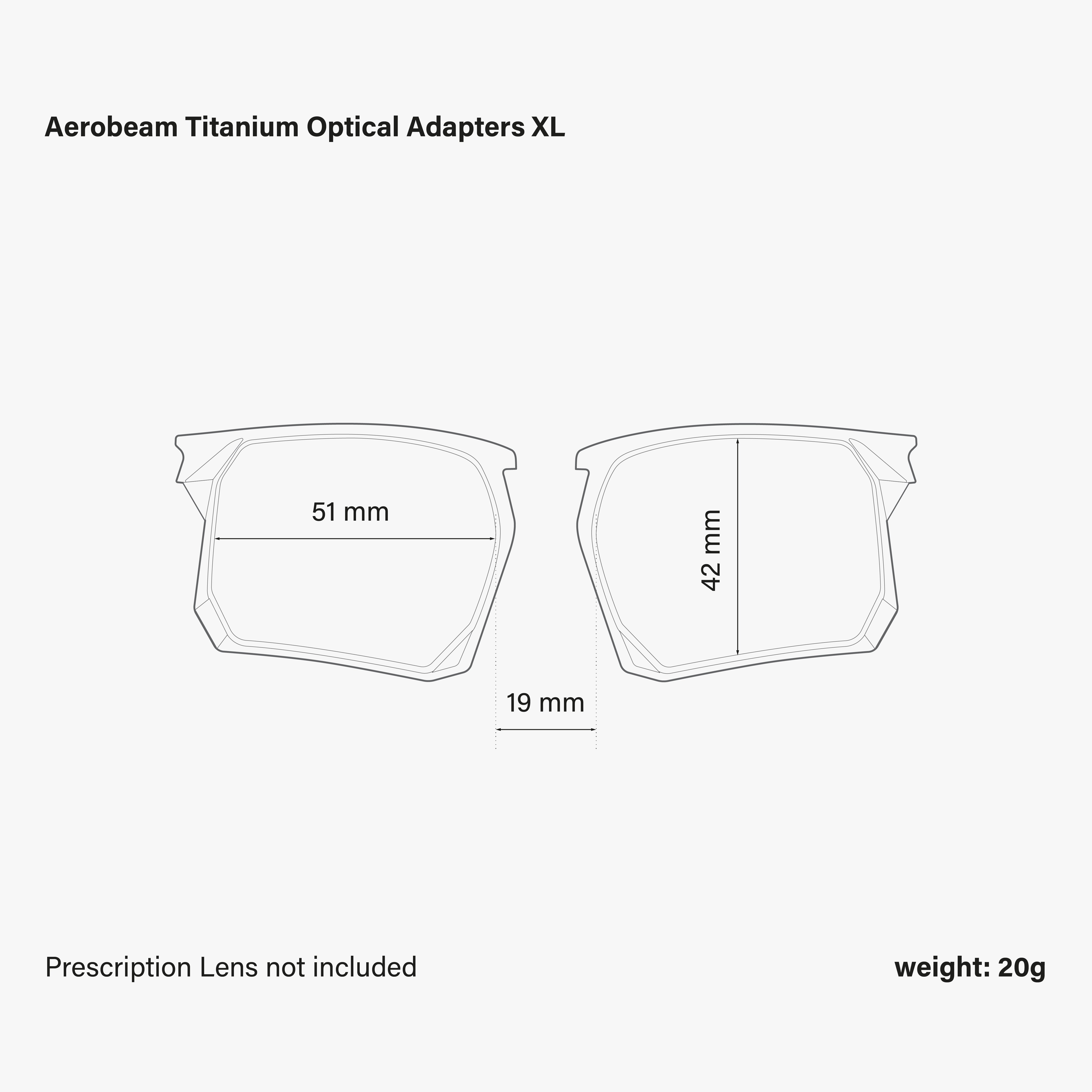 AEROBEAM OPTICAL ADAPTERS XL