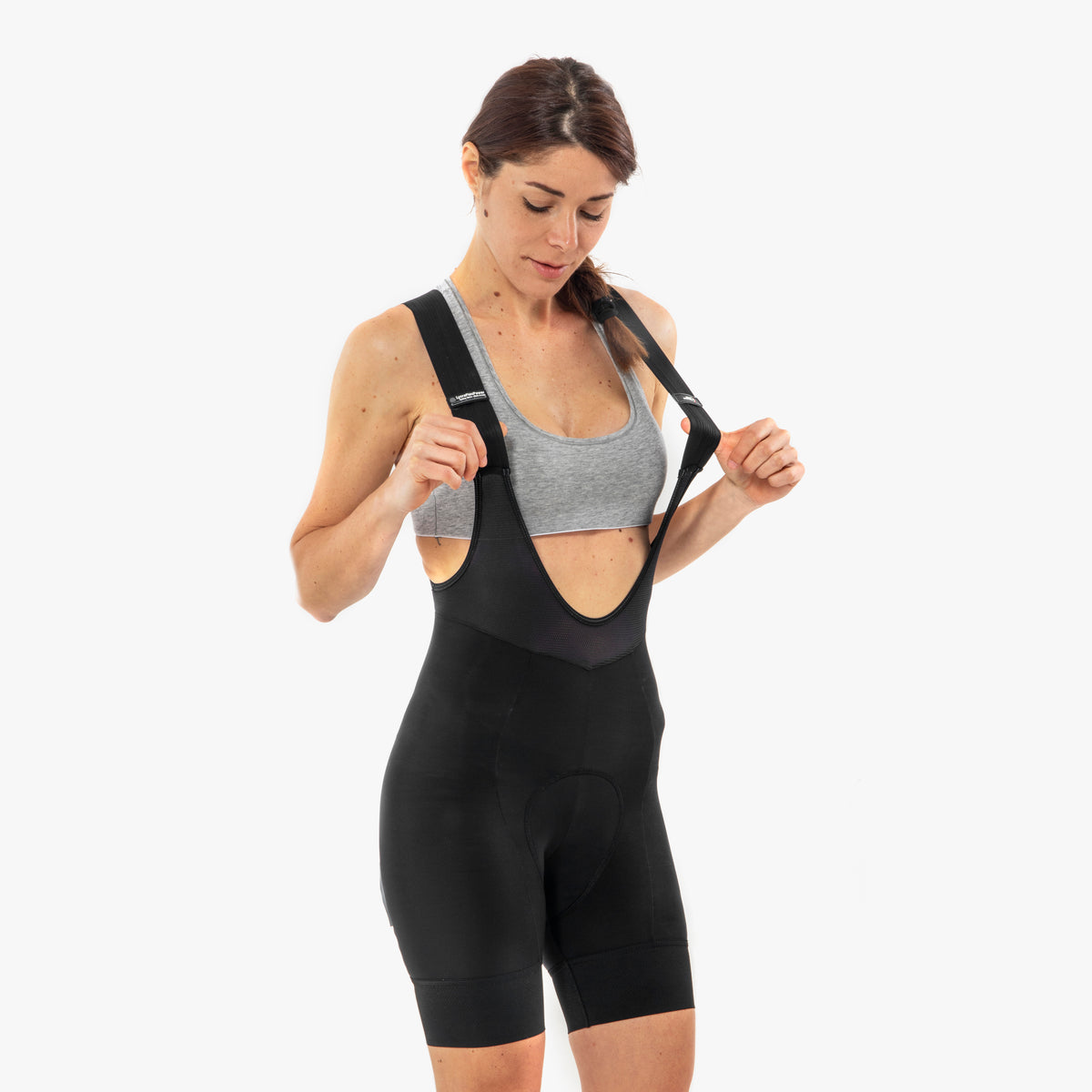 x over bib shorts women