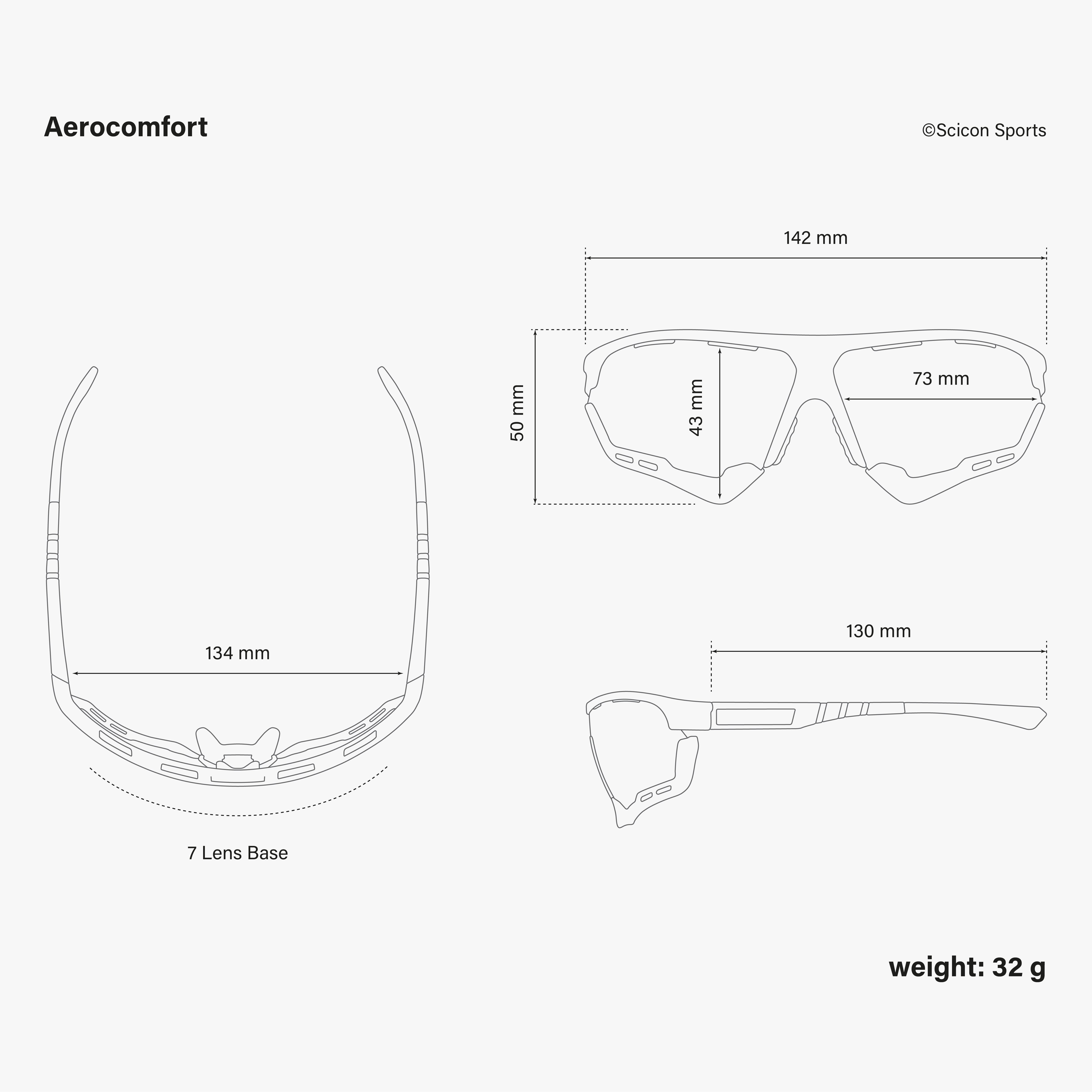 aerocomfort scn pp dimensions