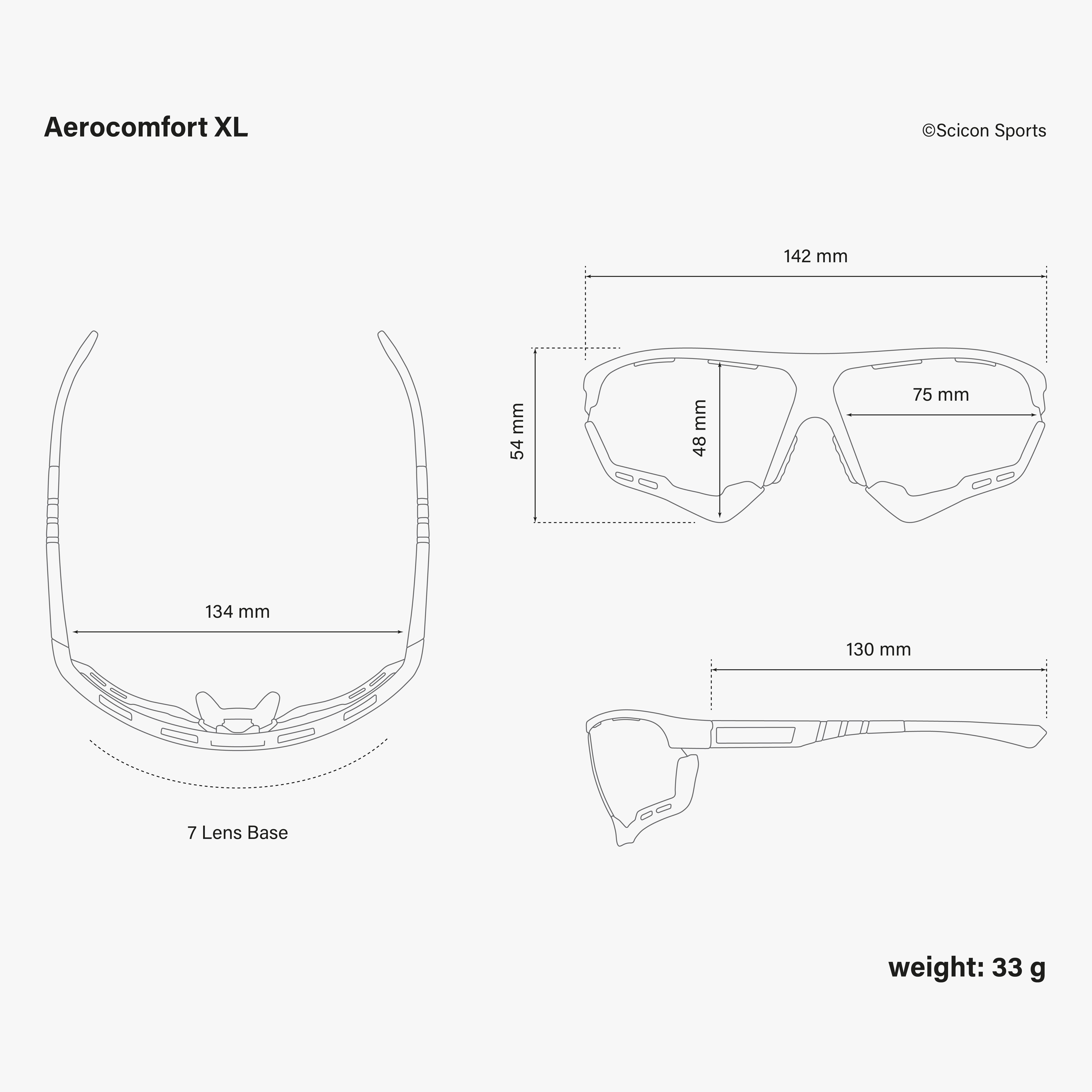 aerocomfort xl dimensions