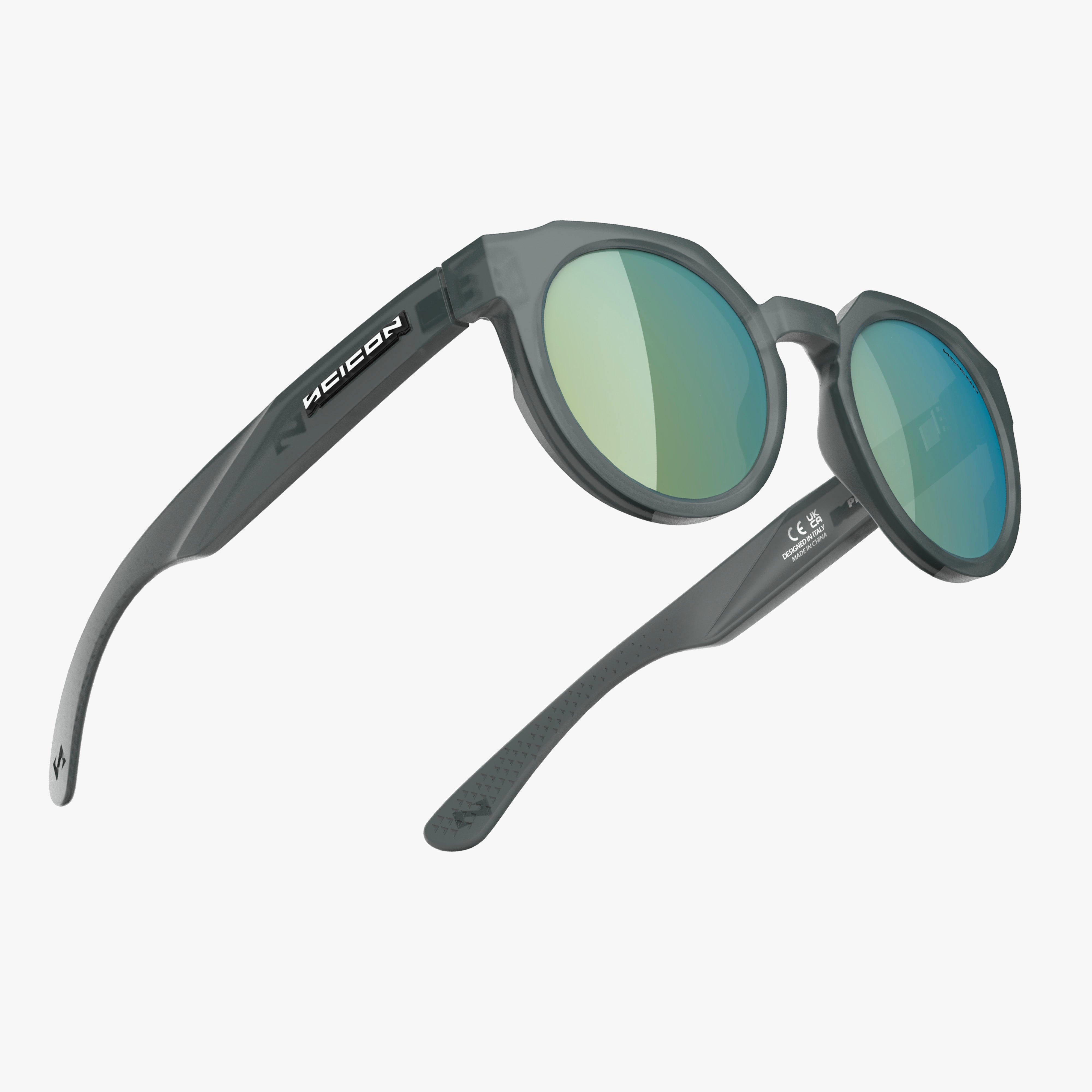Ice Grey Matte   Multimirror Teal