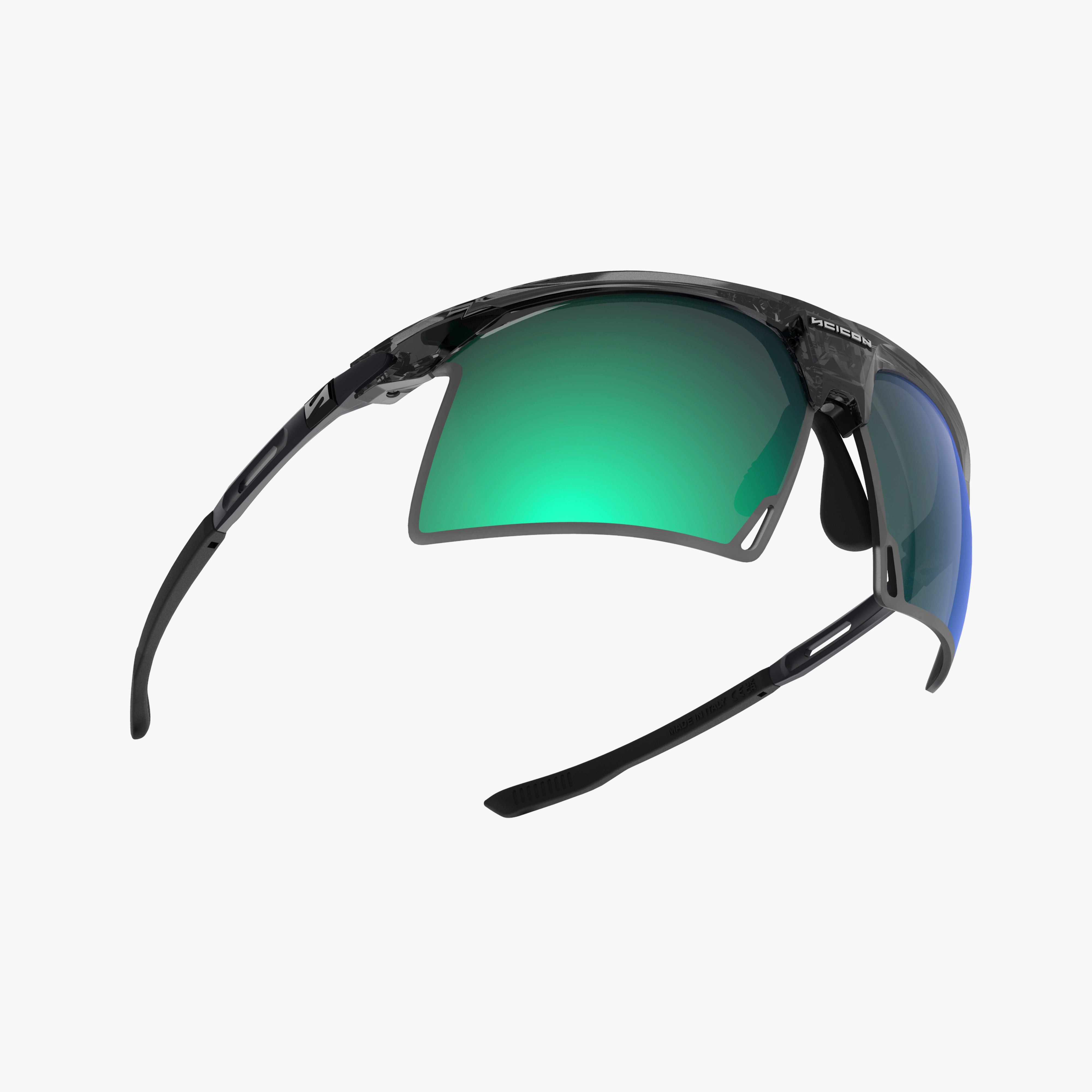 Aerobeam Black Crystal Gloss + Multimirror Blue Green fly