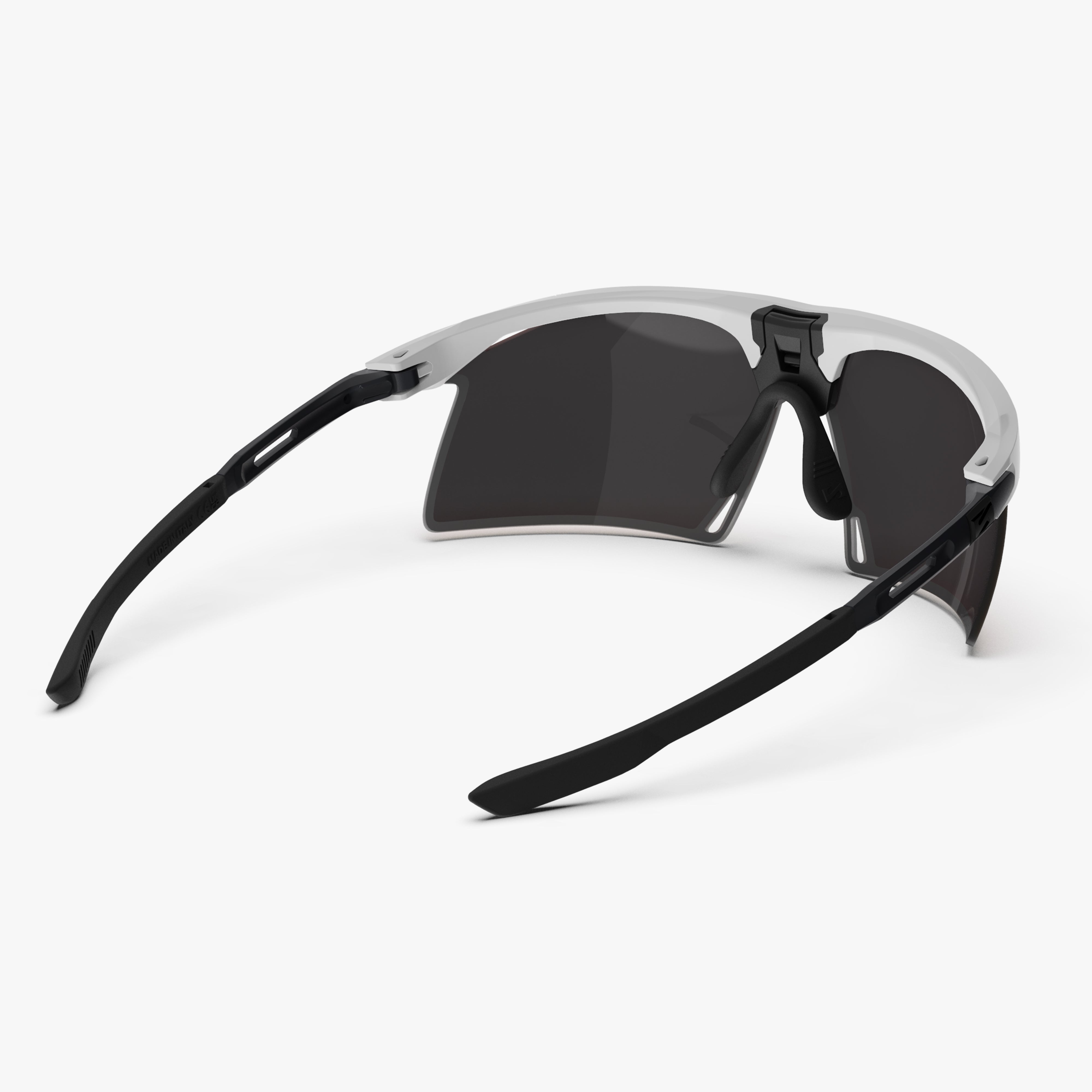 Aerobeam White Gloss + Polarized Multimirror Sunburst back