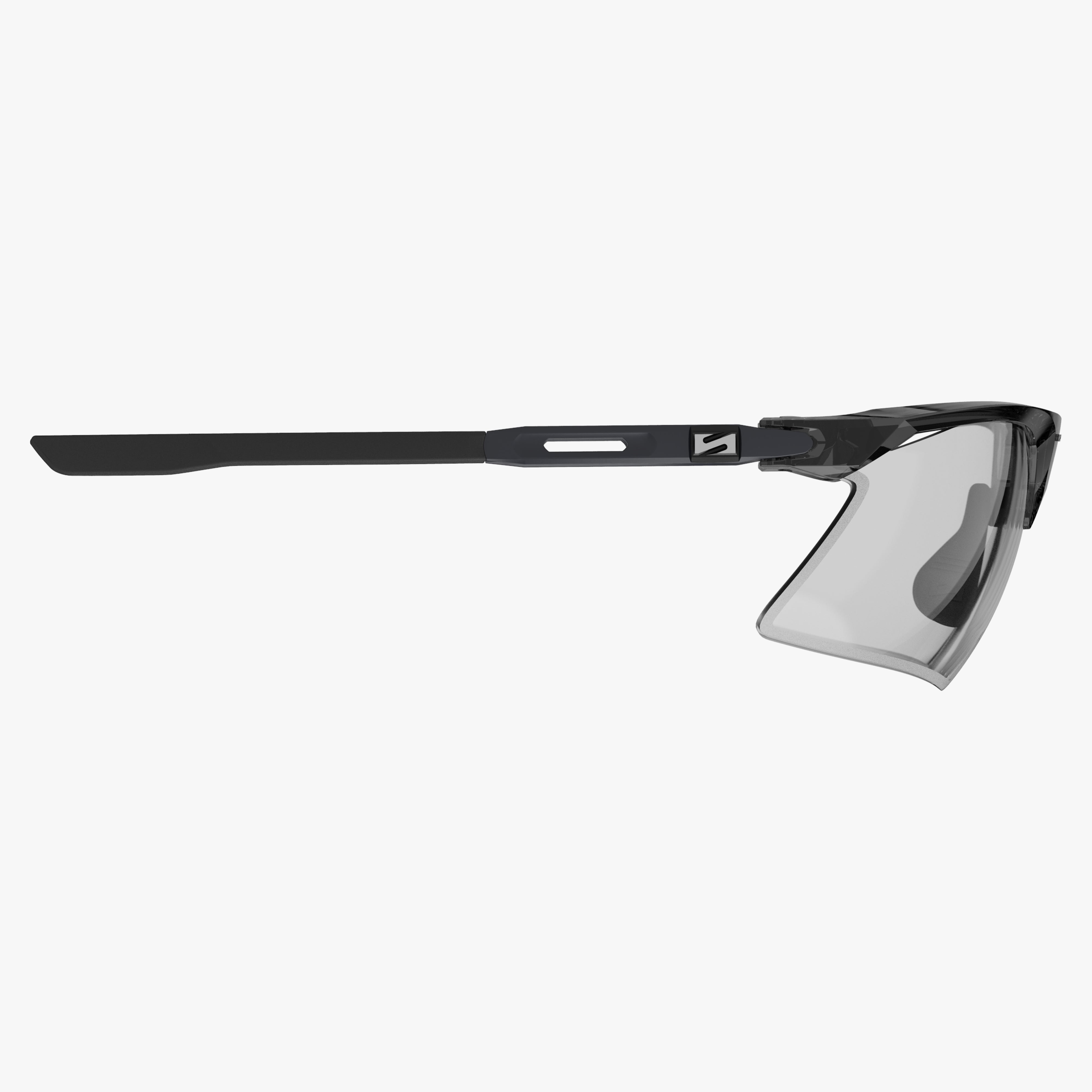 Aerobeam Black Crystal Gloss + Photochromic Clear to Green Blue side