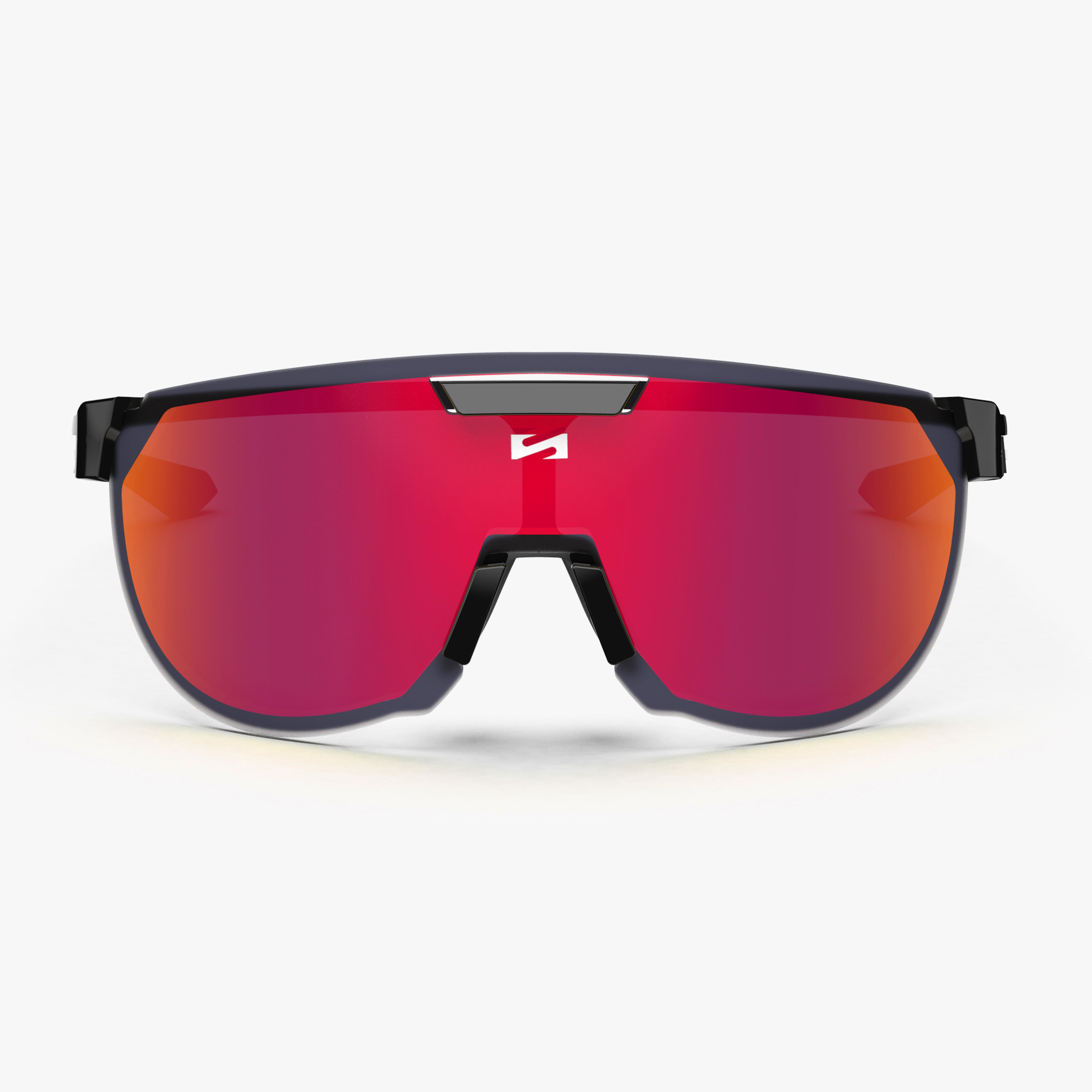 Black Gloss Multimirror Red