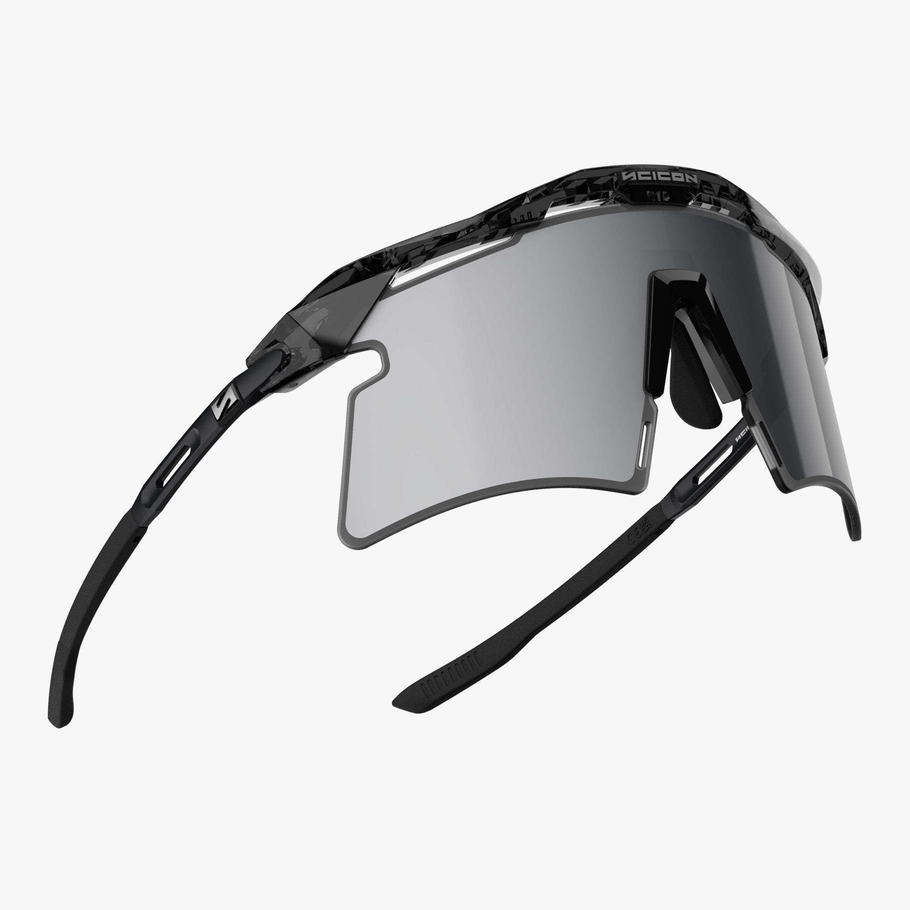 Aeroshade Titanium Crystal Black MM Silver fly