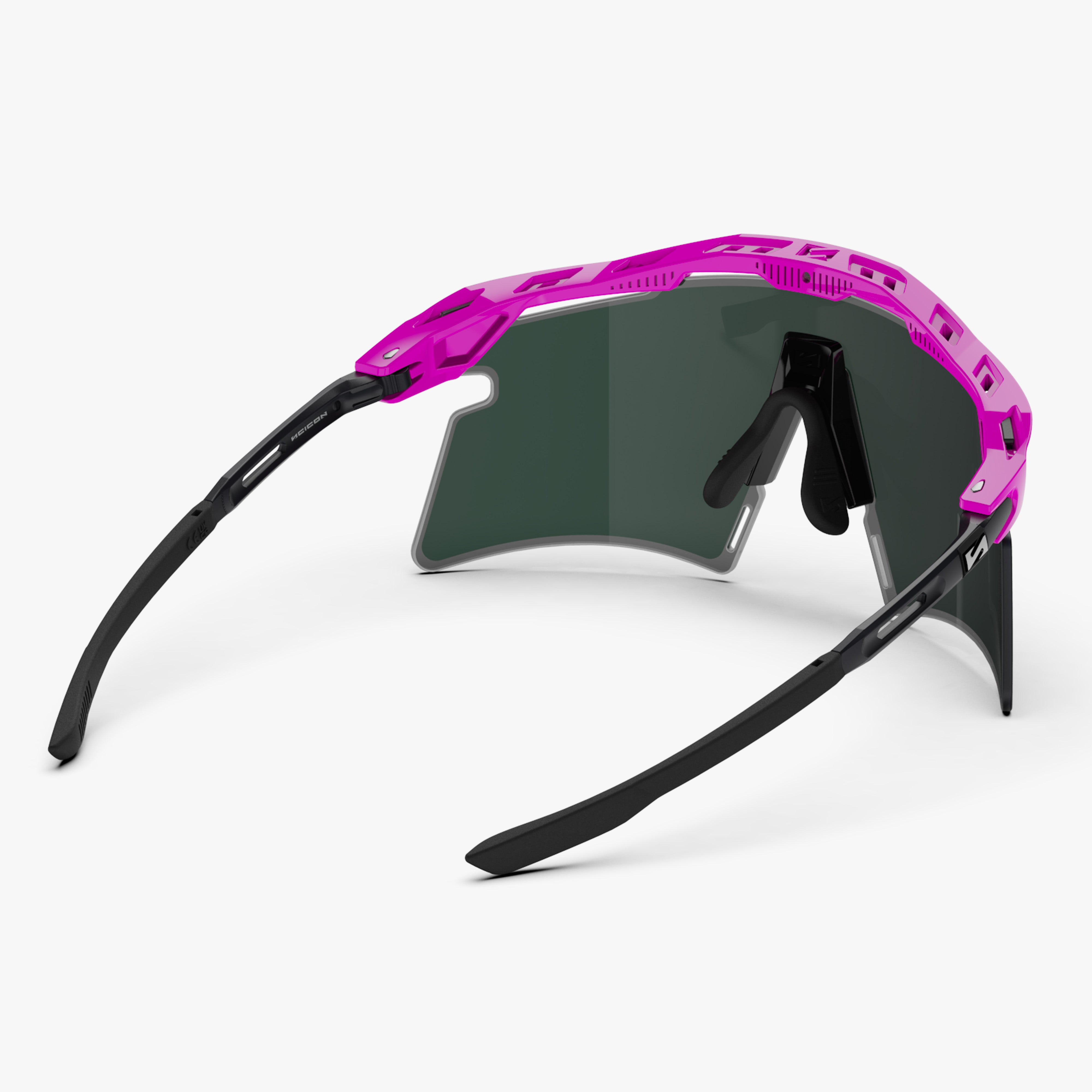 Aeroshade 2.0 Titanium Pink Fluo Multimirror Blue Green back