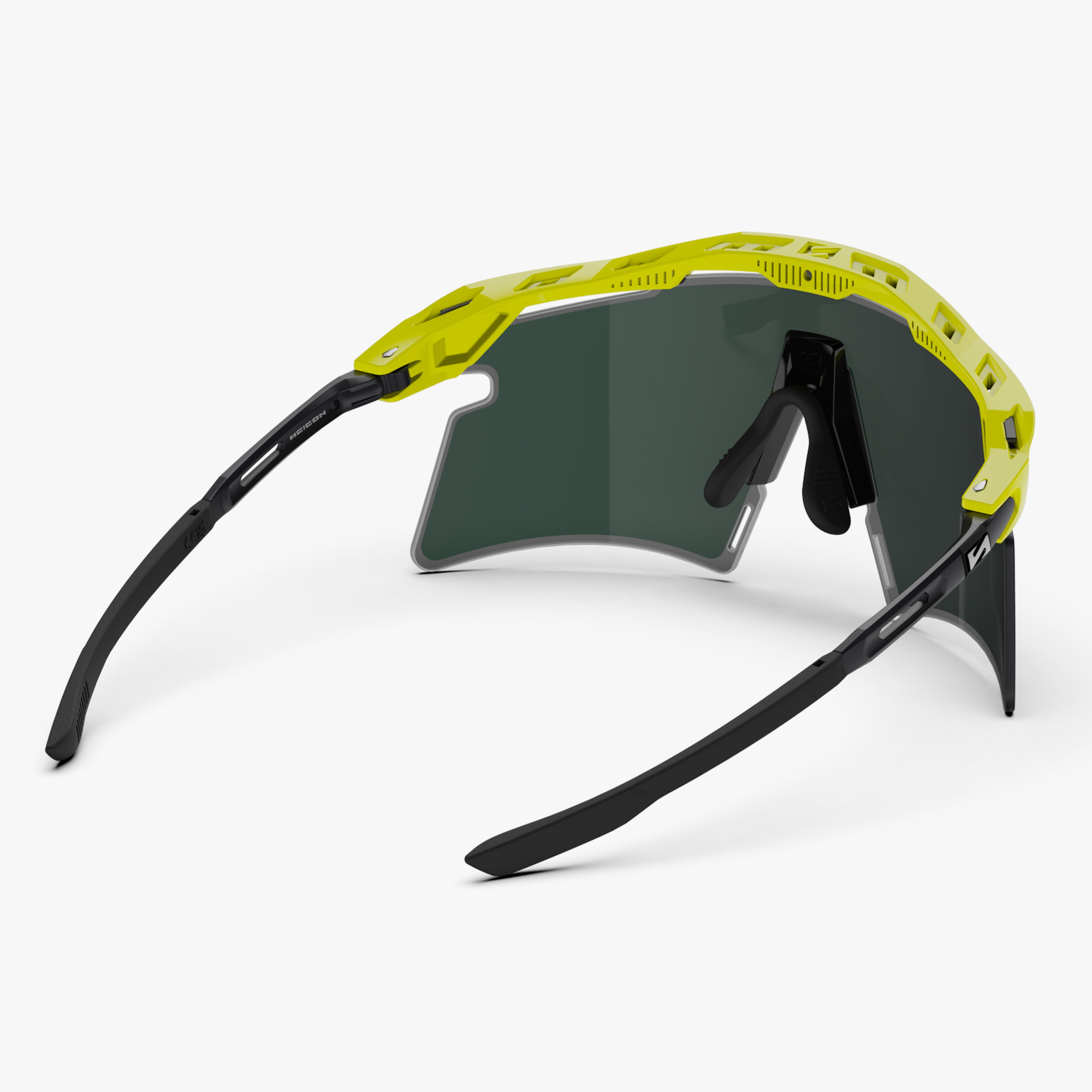 Aeroshade 2.0 Titanium Yellow Fluo Multimirror Blue Green back