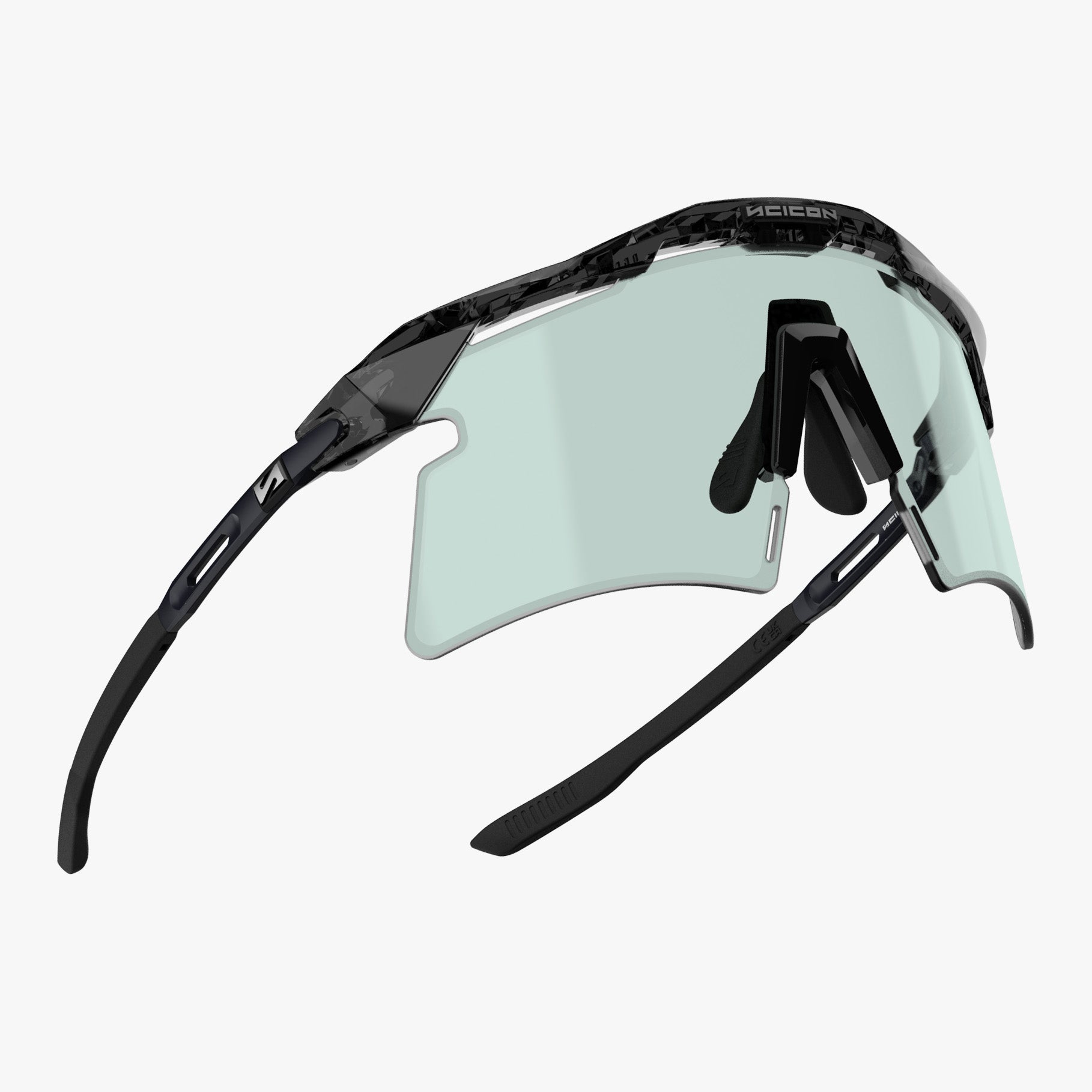 Aeroshade Titanium Crystal Black Photochromic Blue Green fly