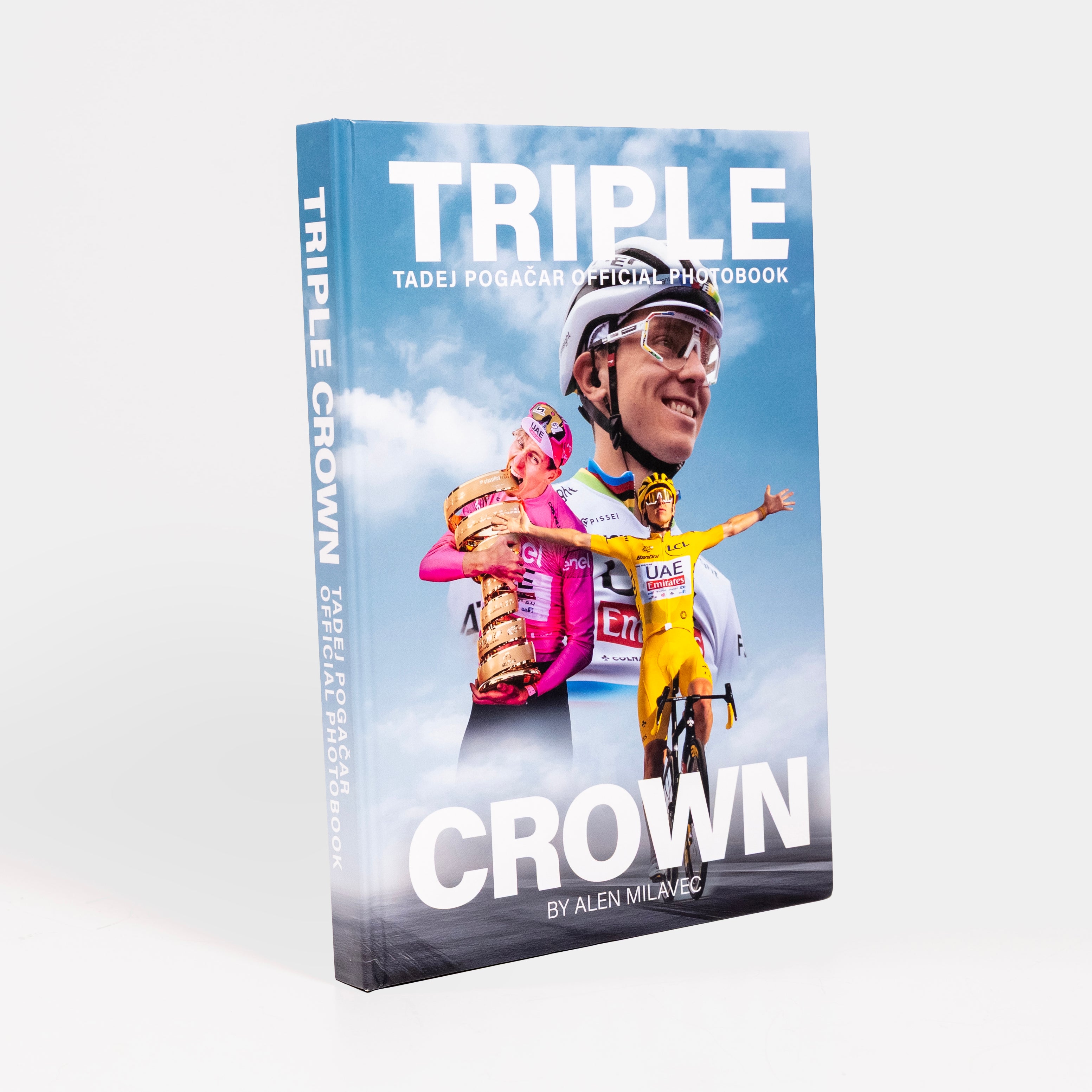 TADEJ POGAČAR TRIPLE CROWN PHOTOBOOK - SIGNED HARDCOVER