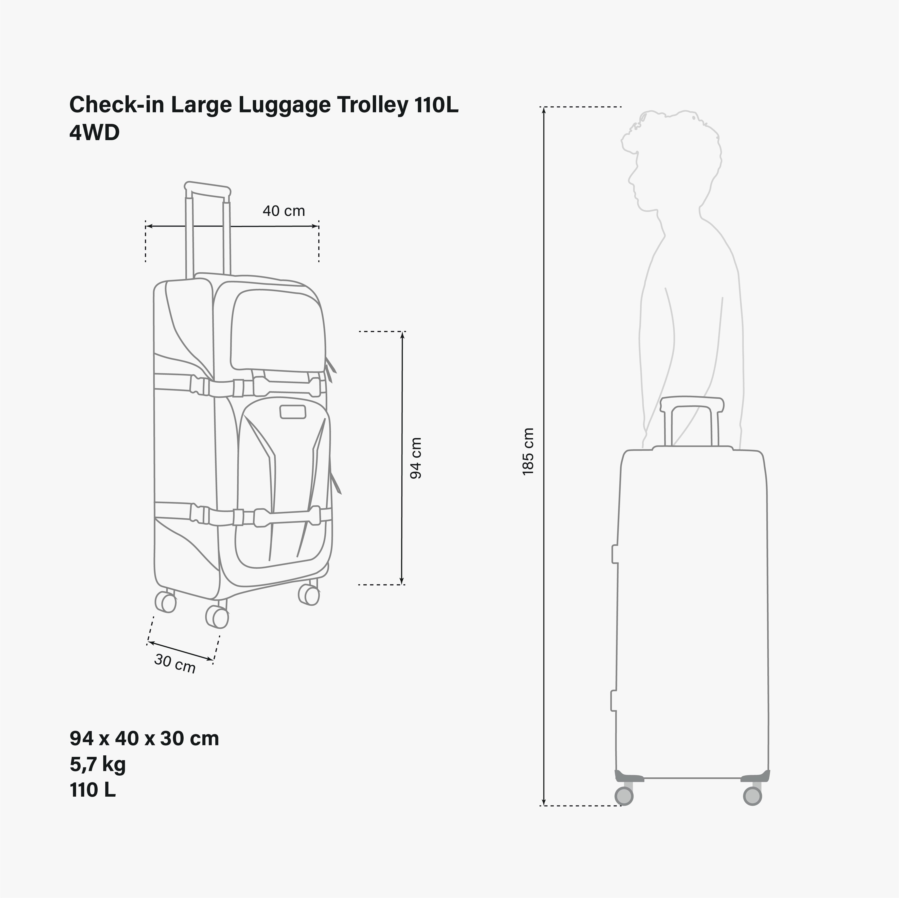 LUGGAGE 110L 4 WD