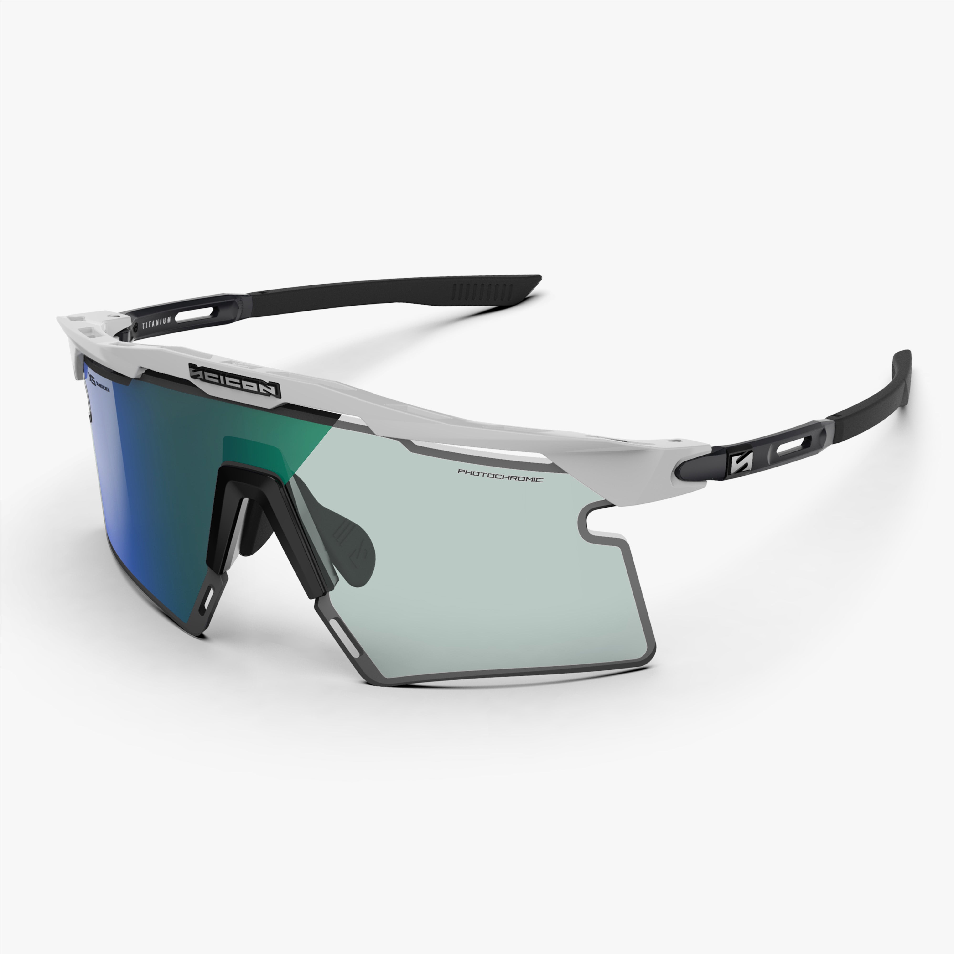 Aeroshade 2.0 Titanium XS Spare Lens Photochromic Blue Green eyewear