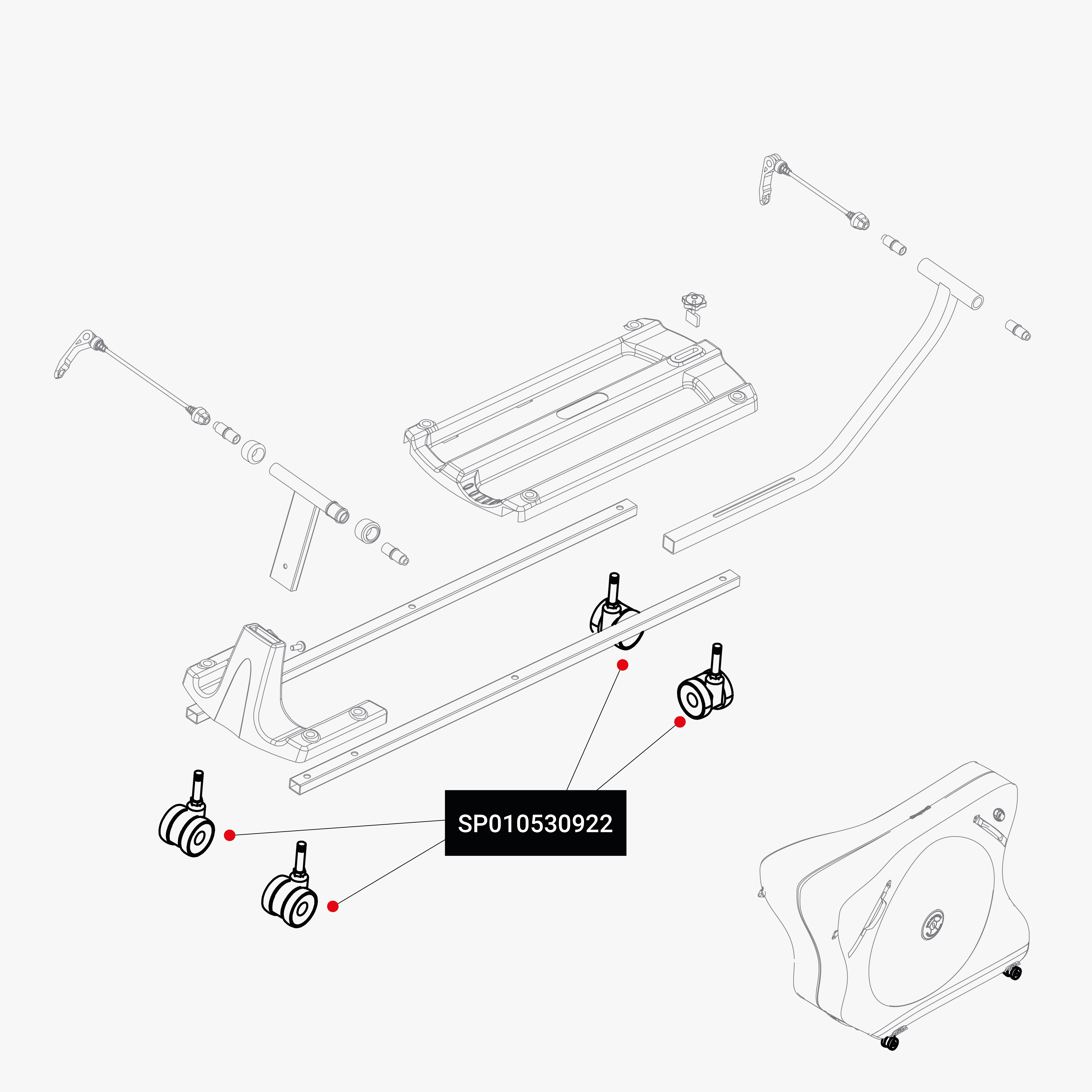 SILENT TWIN WHEEL SYSTEM X 4