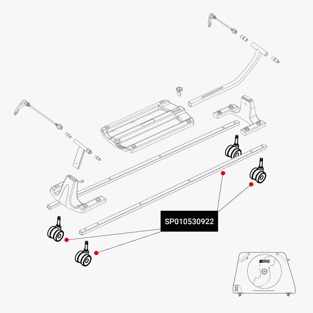 SILENT TWIN WHEEL SYSTEM X 4