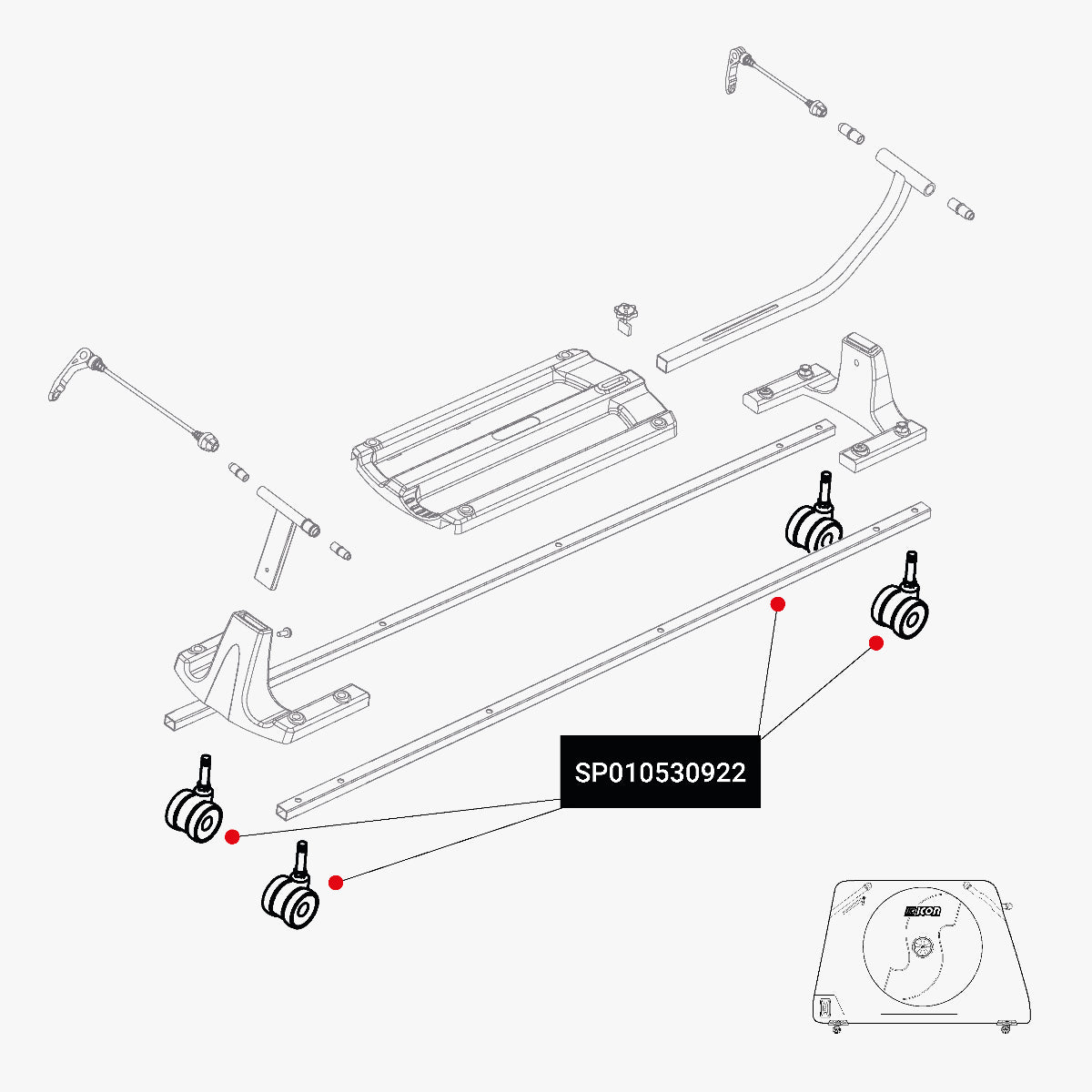 SILENT TWIN WHEEL SYSTEM X 4