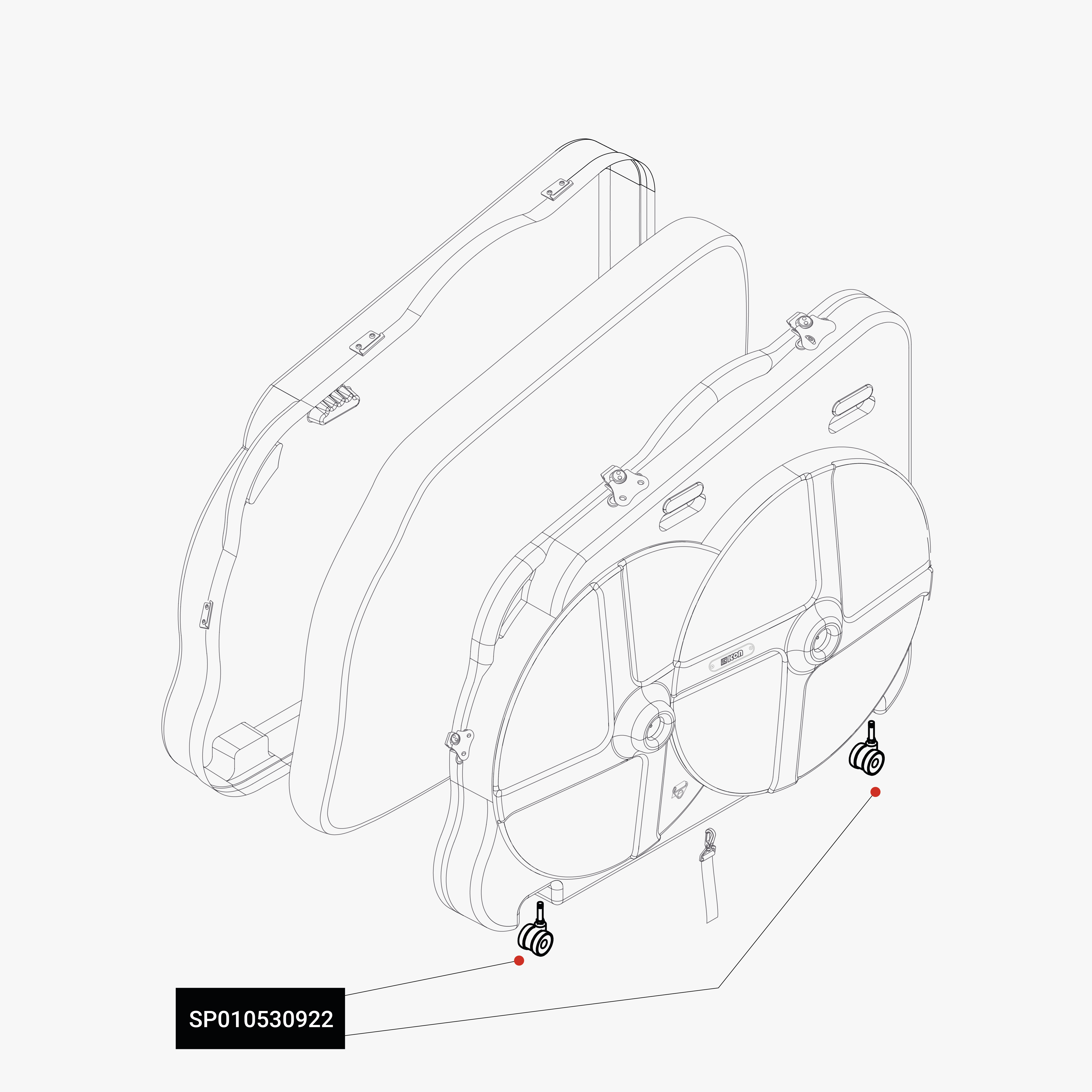 SILENT TWIN WHEEL SYSTEM X 4