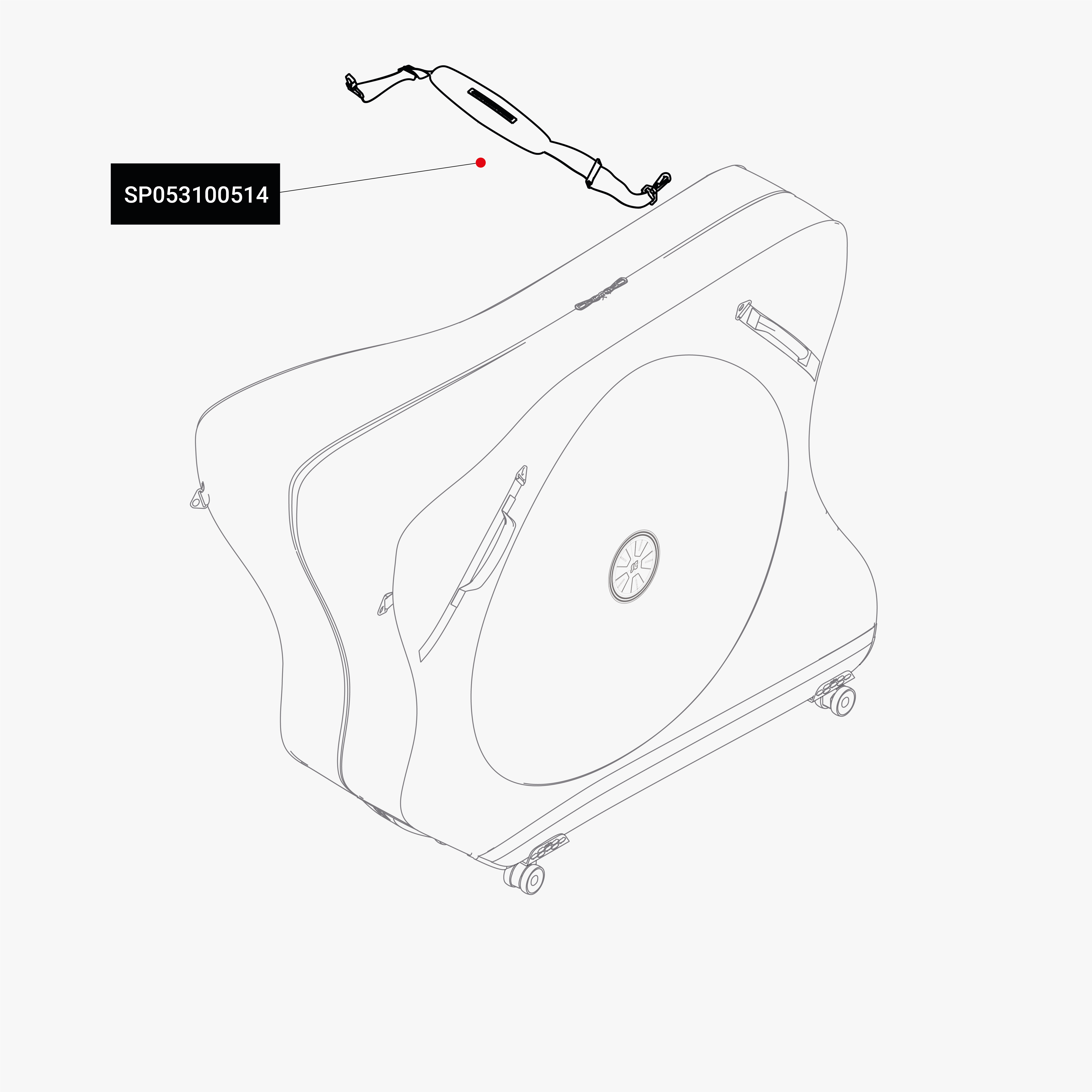 PADDED SHOULDER STRAP AEROCOMFORT