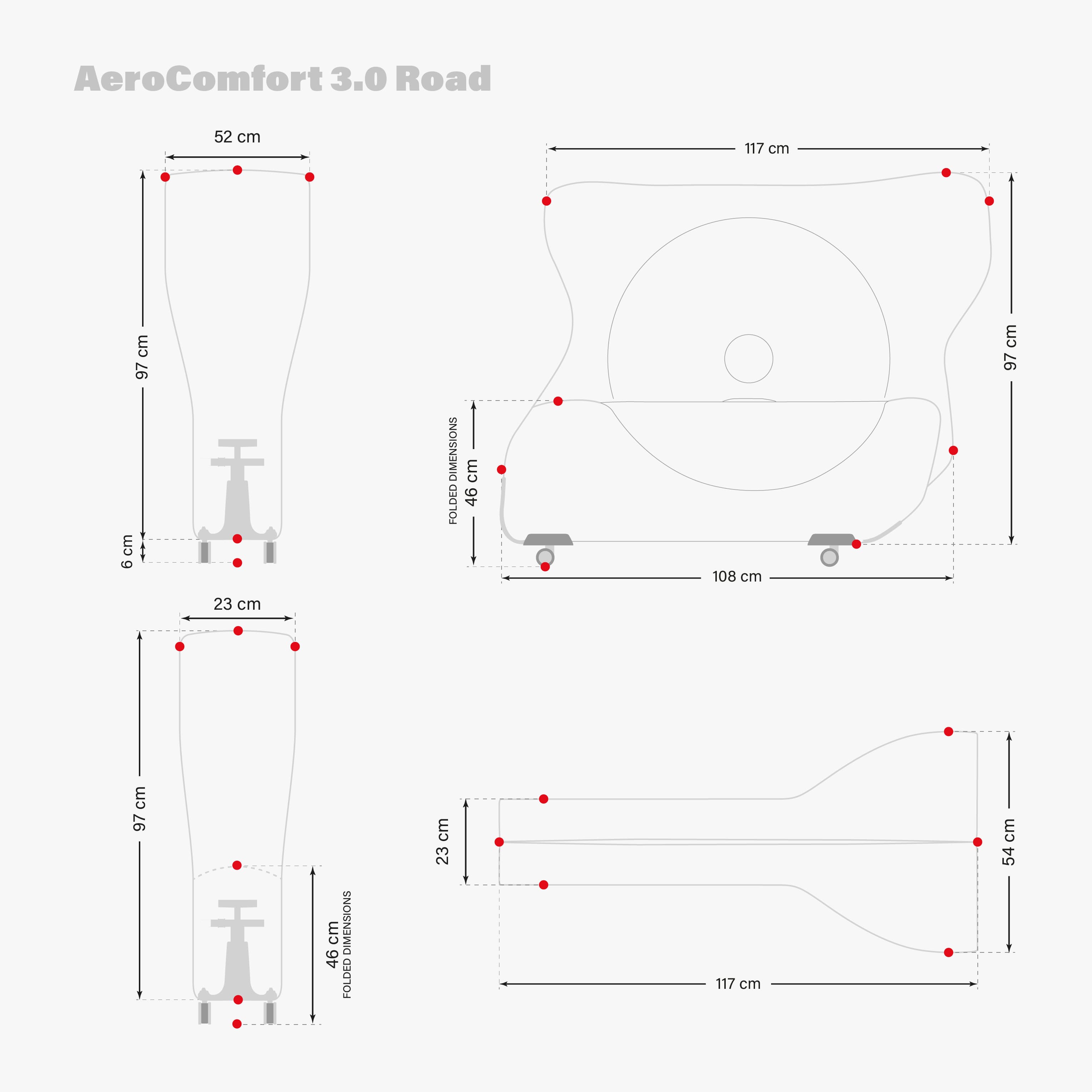 SCICON Team Six - Aerocomfort 3.0 Road Bike Travel Bag