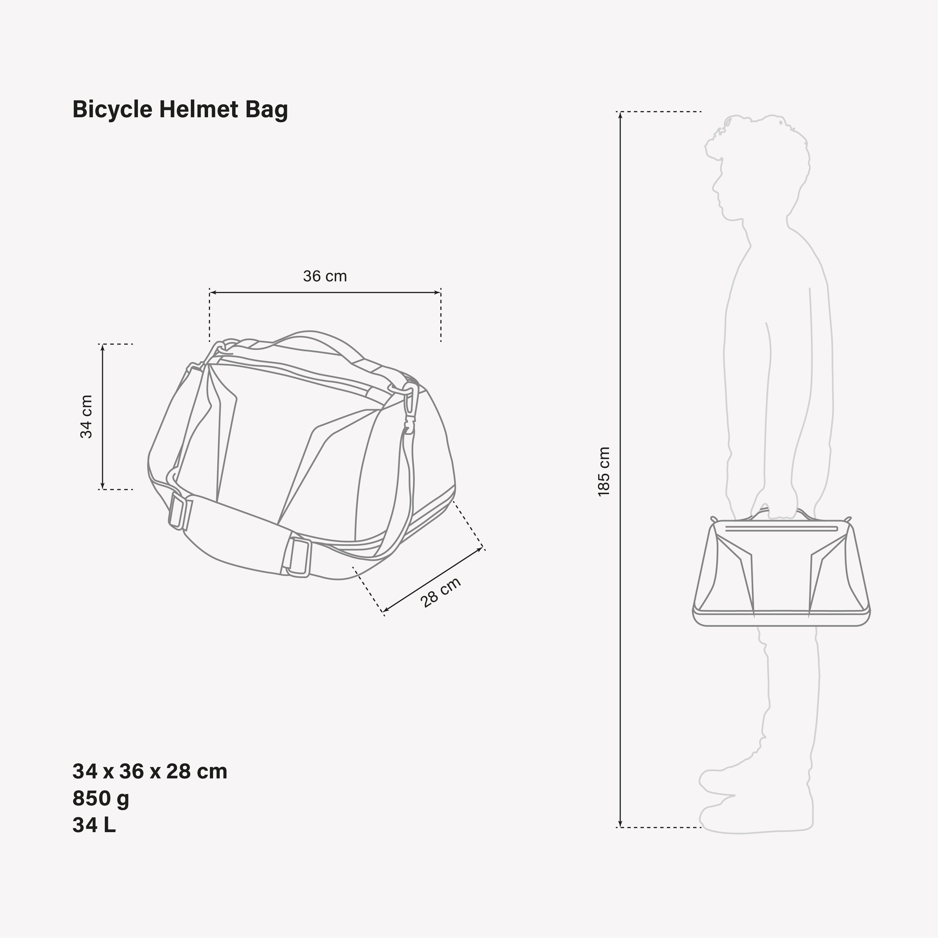 BICYCLE HELMET BAG